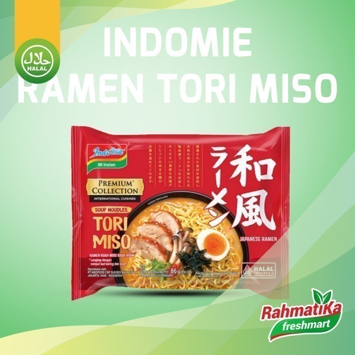 

Indomie Mi Instan Japanese Ramen Soup Noodles Tori Miso 1 Pcs