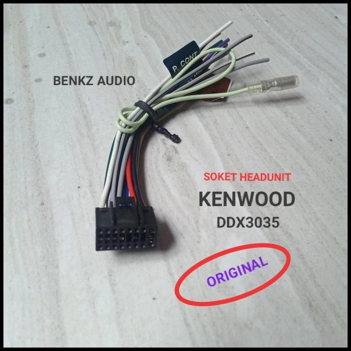 Kabel Soket Headunit Kenwood Ddx3035 Original Socket Kenwood Ddx 3035