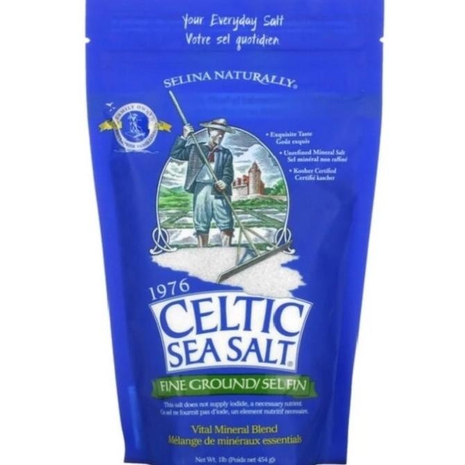

Celtic Sea Salt Fine Ground Vital Mineral Blend 454 gram up (Halus)