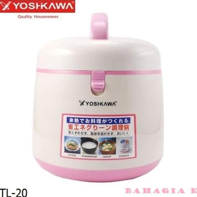 Murah Yoshikawa TL-20 Thermal Mini Magic Cooker [2.0 L] Non COD