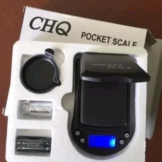 Timbangan mini digital emas perhiasan pocket scale CHQ Ori