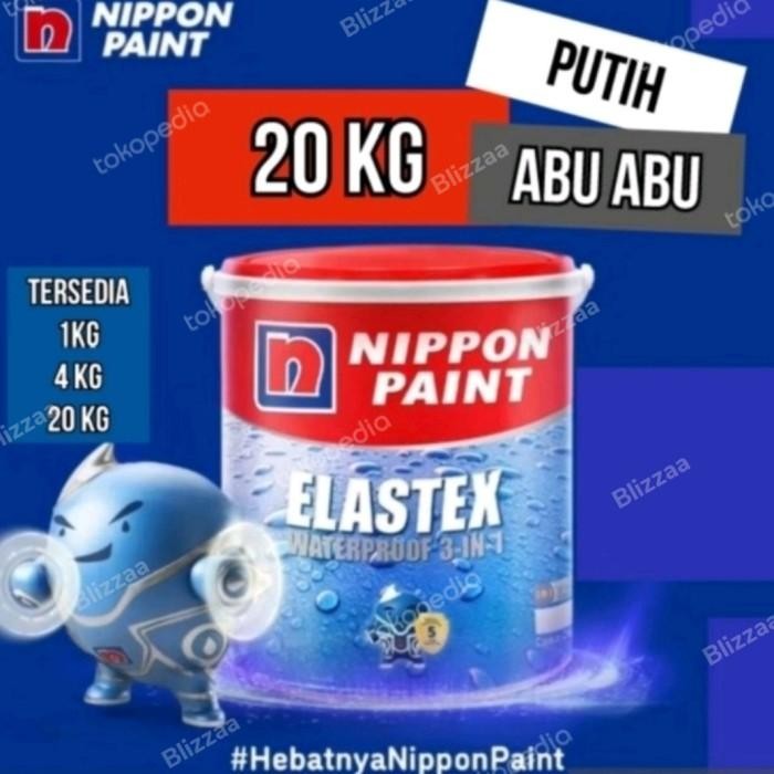 Elastex Pail 20 kg Asli Pabrik Elastex 20kg Waterproof Warna 20kg Nippon Paint
