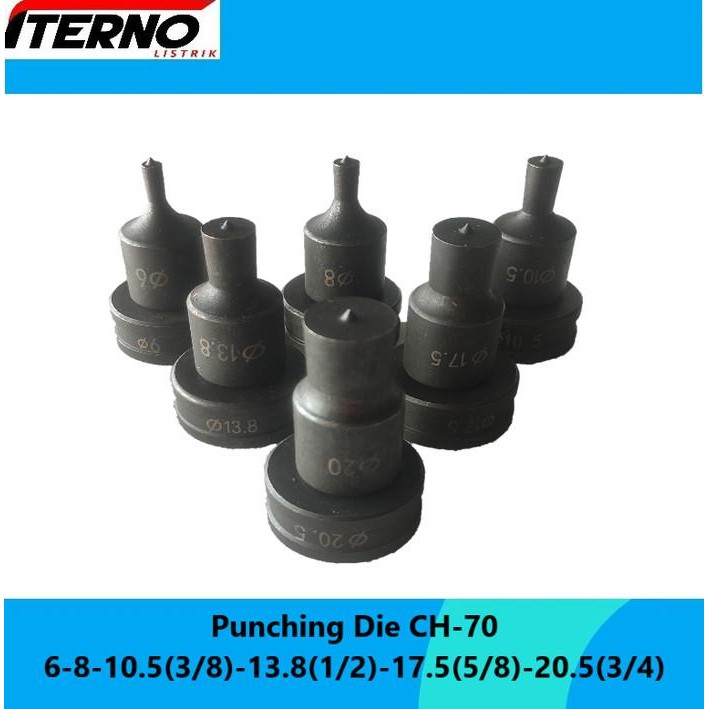 

Mata Punch Dies CH-70 Mata Pon 6mm 8mm 10.5mm 13.8mm 17.5mm 20.5mm
