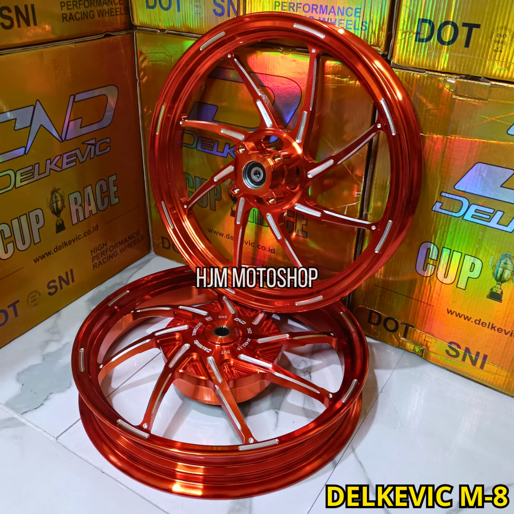 VELG DELKEVIC DND M8 MIO SPORTY - MIO SMILE - BEAT - SCOOPY - VARIO 125 - VARIO 150 CNC AK88
