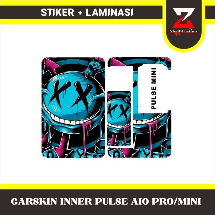 

*PromoGet2* Stiker Inner Pulse Aio Mini Bulat3 Kotak2 Stiker Garskin HP/Case Custom Dan COD