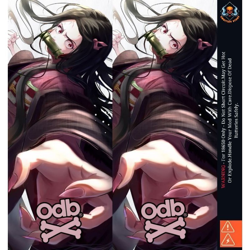 

*PromoGet2* Ambitionstore Stiker Wrap Baterai 18650 Nezuko V1 Series Pelindung Dan Penghias Untuk Segala Merek 23 Stiker Garskin HP/Case Custom COD