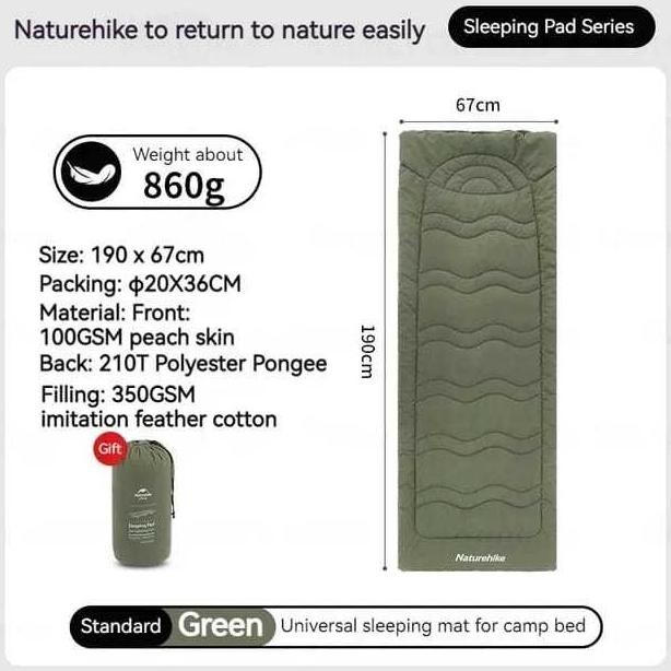 NEW Alas velbed sleeping pad for velbed Naturehike CNK2300DZ022