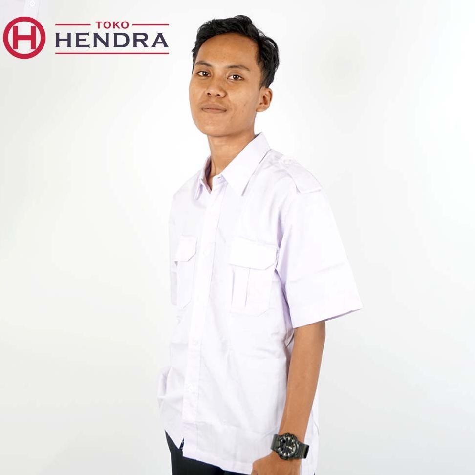 Baju Putih Pdh Pdl Pmr Tangan Pendek | Baju Dinas Kerja | Kemeja Formal | Kemeja Putih