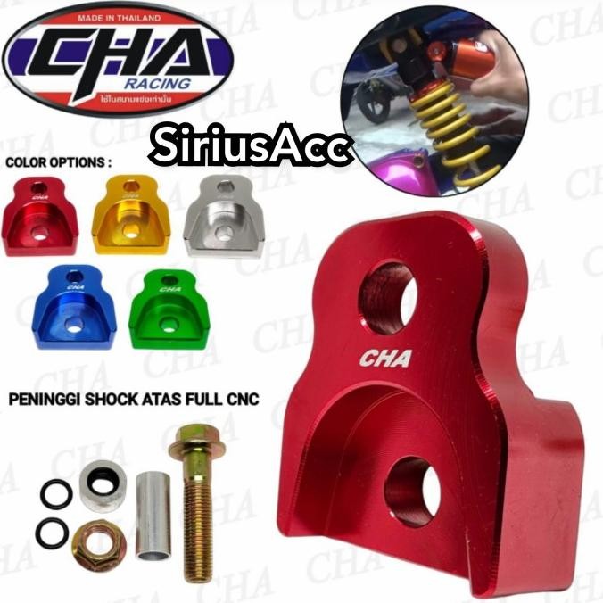 ready  Peninggi Shock Belakang Matic Peninggi Shock Matic Atas CNC Beat Vario murah