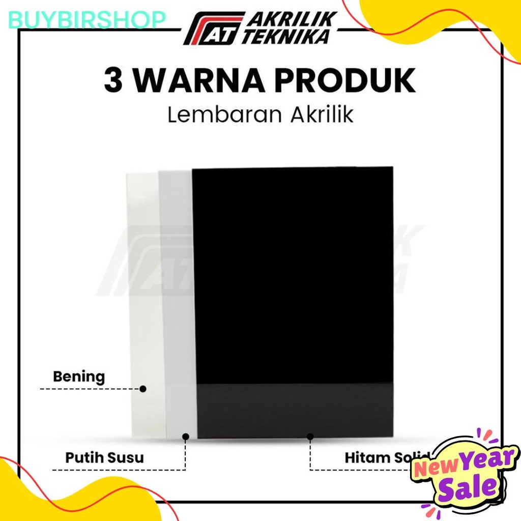 

Lembaran Akrilik A3 5Mm / Acrylic Sheet Clear / Akrilik Bening Hitam Putih Terlaris! Produk Ini Banyak Dicari