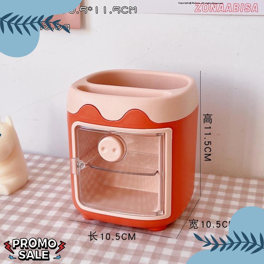 

Modis Multifungsi 2-Tier Laci Kotak Penyimpanan/Multifungsi Lucu Tempat Pena/Kantor Desktop Penyimpanan Pena Case St145 Flash Sale! Diskon Hingga 70%