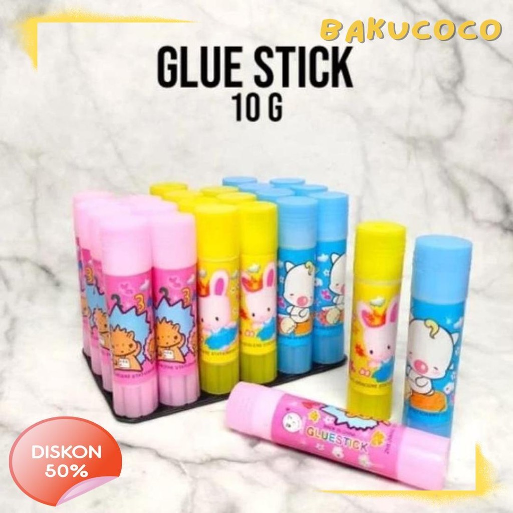 

(24Buah) Lem Stik 10Grm / Glu Stik Kertas Flash Sale! Diskon Hingga 70%