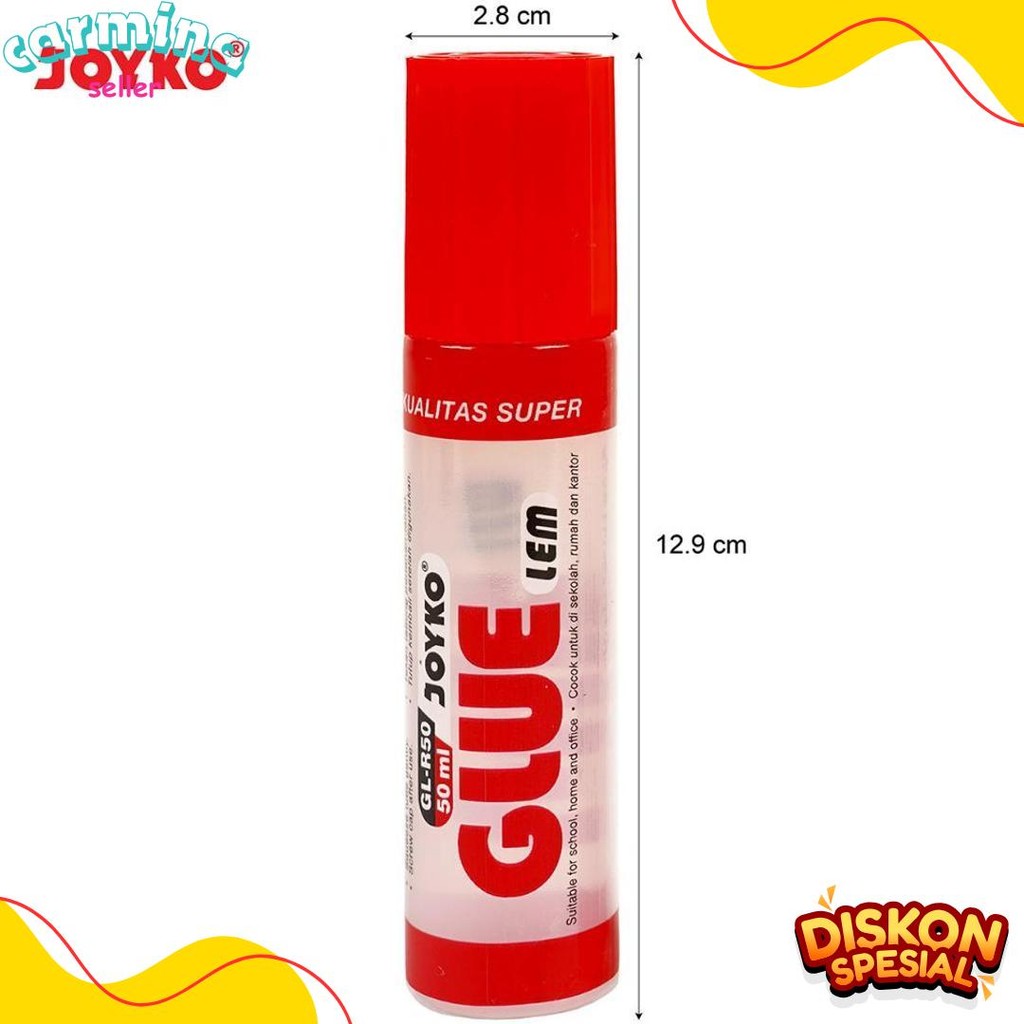 

Joyko Transparent Glue 50Ml Lem Cair Bening Joyko Prakarya Anak Gl-R50 Gl-A50 [12Pcs] Diskon Setengah Harga