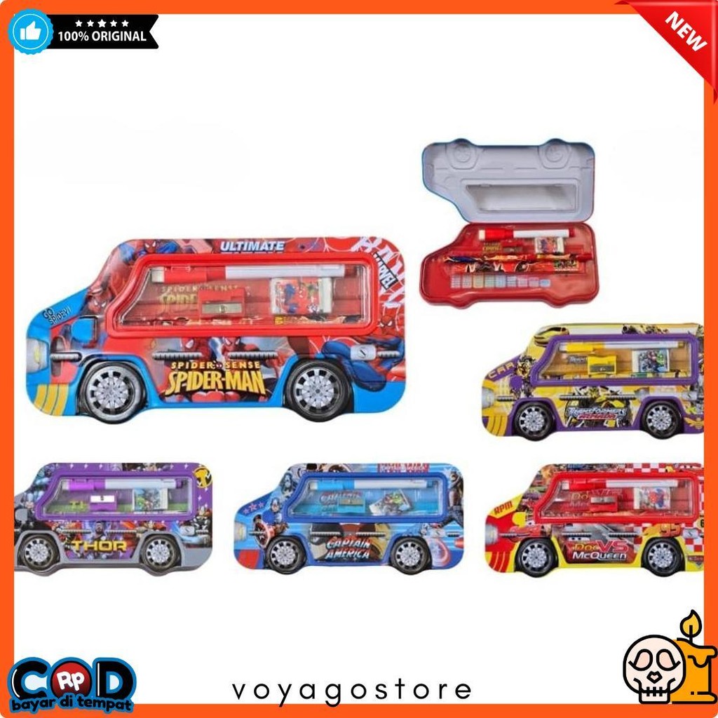 

Kotak Pensil Bahan Kaleng Model Truk Besar Pencil Case Tempat Pensil Terlengkap Dan Termurah