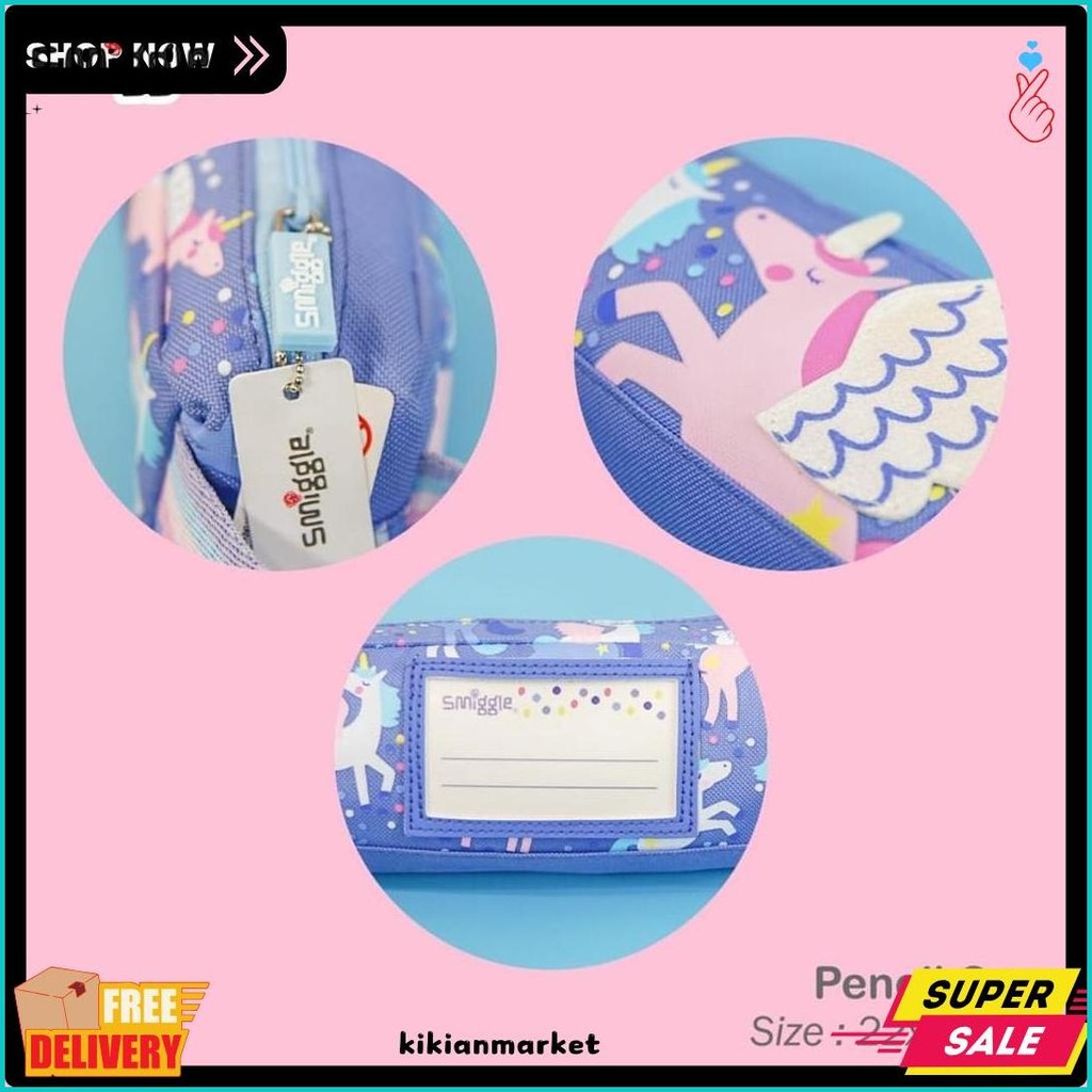 

Pencil Case Kotak Pensil Smiggle 1 Zipper Karakter Flash Sale! Diskon Hingga 70%