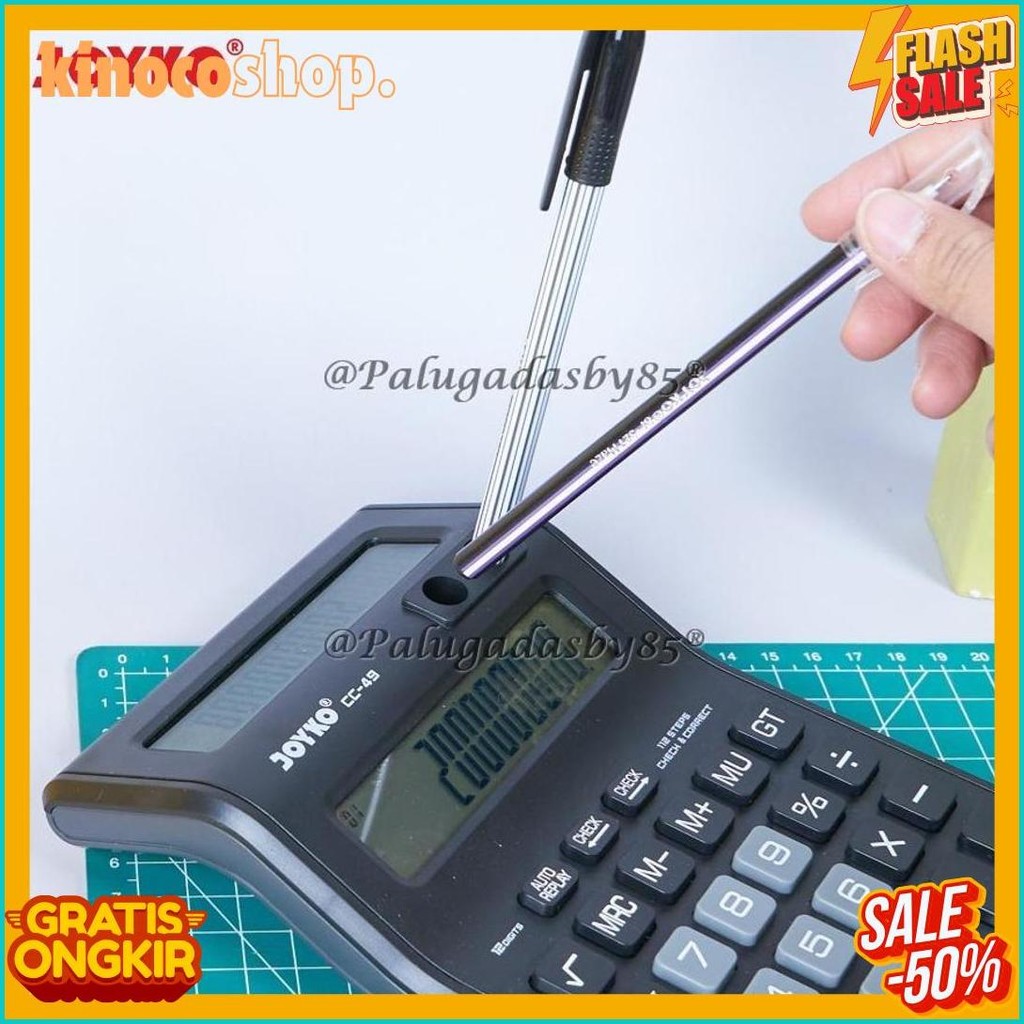 

Kalkulator Joyko Cc-49 12 Digits 2 Display (1 Biji) / Calculator Joyko Cc-49 / Joyko Cc 49 / Cc49 Terlaris! Produk Ini Banyak Dicari