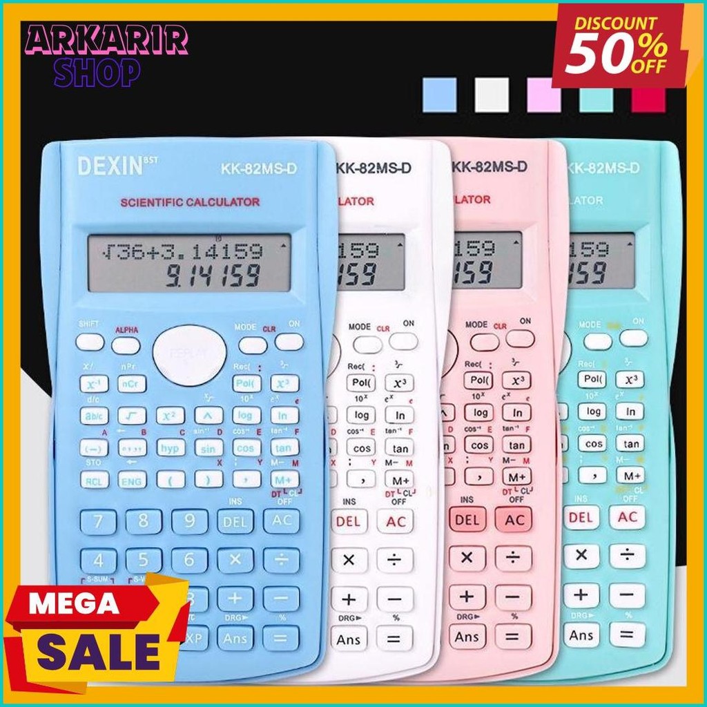 

Moka Scientific Kalkulator / Alat Hitung / Kalkulator Ilmiah Mks04 Terlengkap Dan Termurah