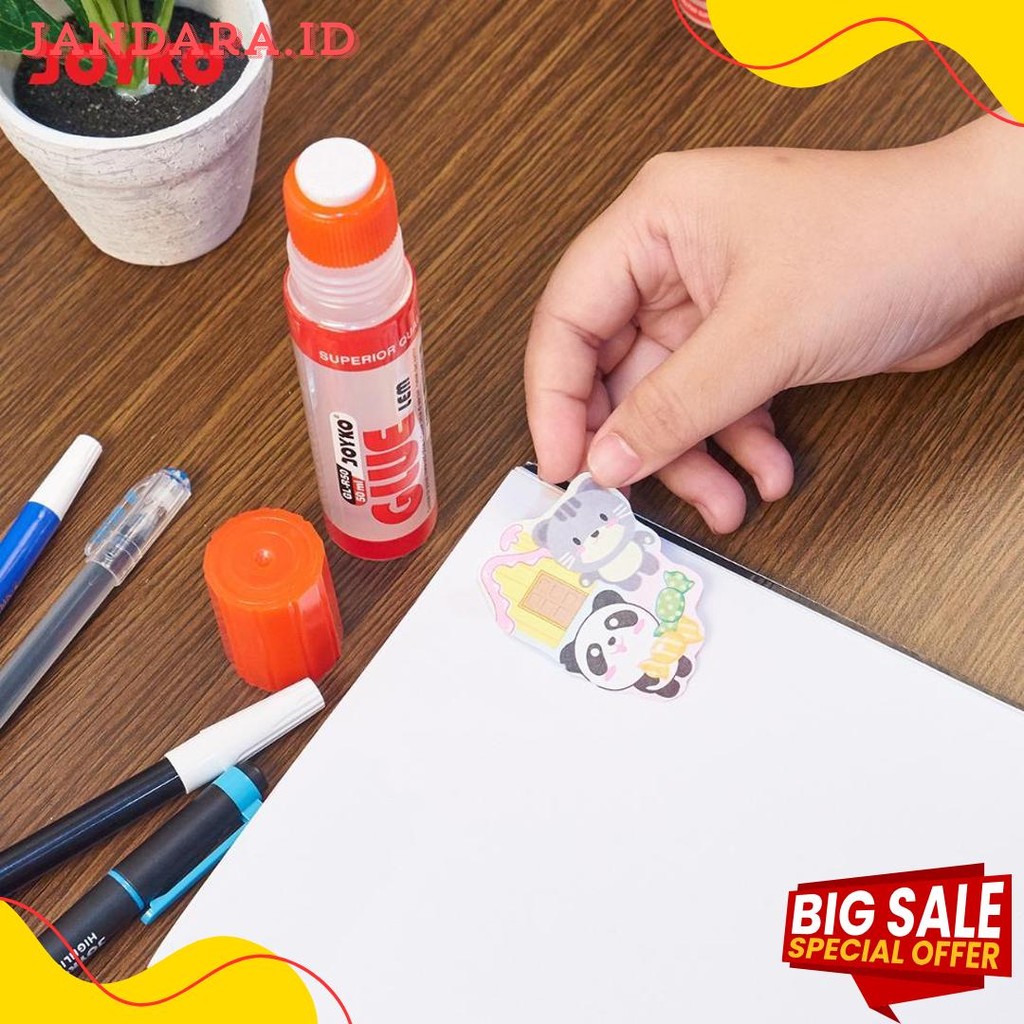 

Joyko Transparent Glue 50Ml Lem Cair Bening Joyko Prakarya Anak Gl-R50 Gl-A50 [12Pcs] Diskon