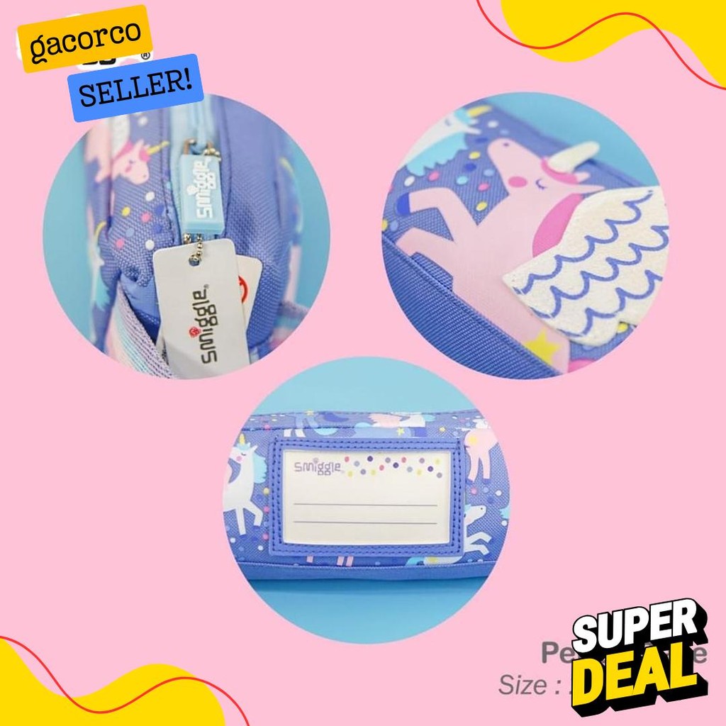 

Pencil Case Kotak Pensil Smiggle 1 Zipper Karakter Terlengkap Dan Termurah
