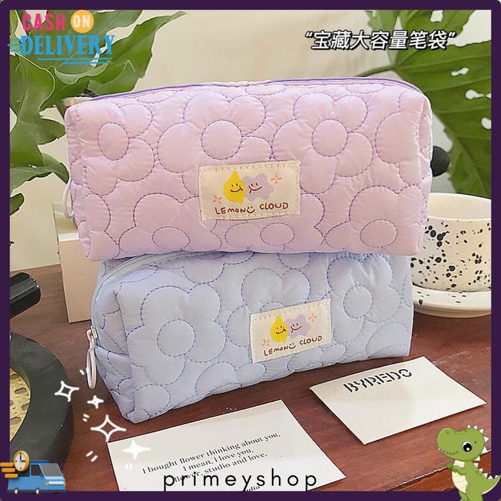 

Kensho Kotak Pensil Sleting Motif Bunga Flower Handle Pastel Bahan Parasut Korea / Pouch Makeup Aesthetic / Tas Aksesoris Wanita Lucu Import / Zipper / Flowers Terlaris! Produk Ini Banyak Dicari
