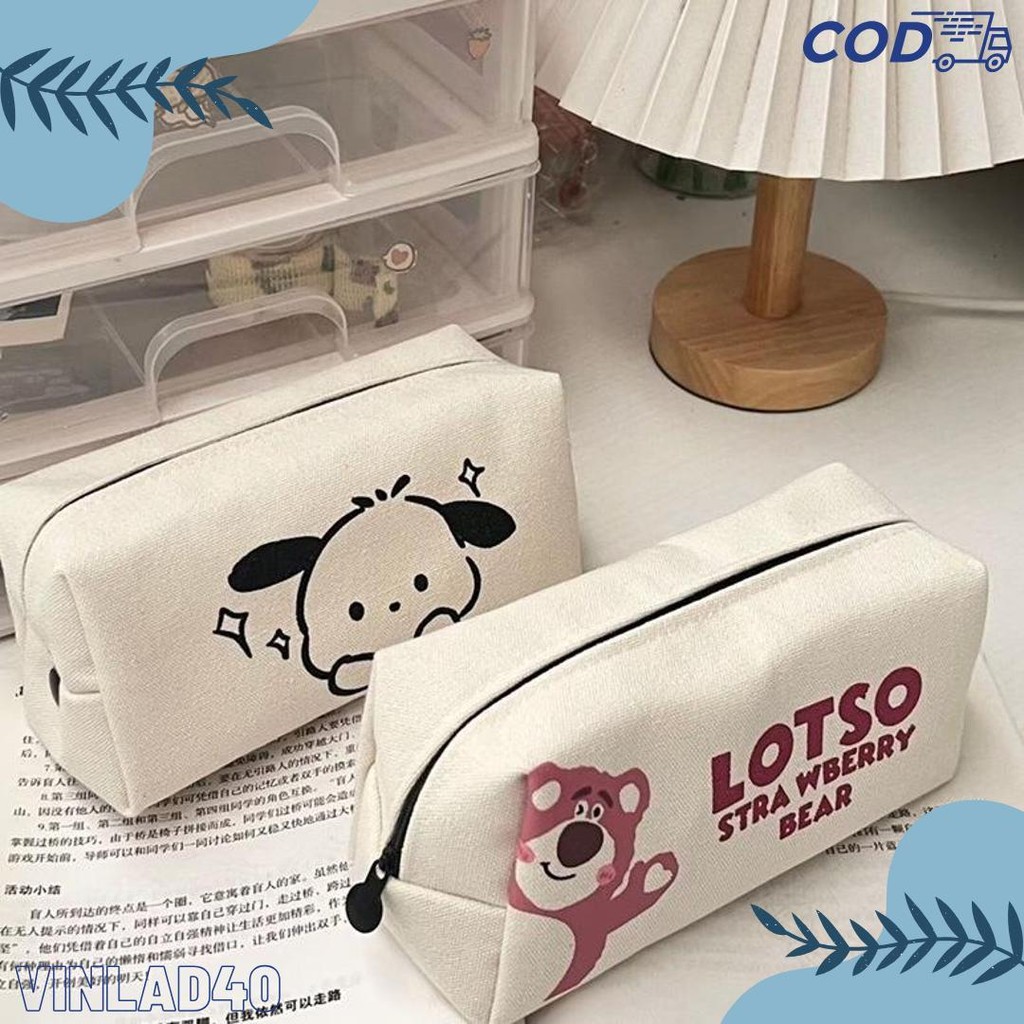 

Ins Pacha Anjing Tas Pensil Cute Strawberry Bear Tas Pensil Jaring Merah Kapasitas Besar Siswa Sekolah Dasar Smp Peralatan Penyimpanan Tas Diskon Setengah Harga