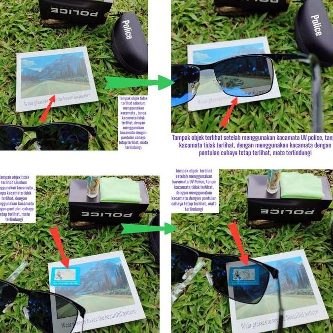 new  Kacamata Untuk Hajii dan Umroh Kacamata Police Asli Original Eyewear Frame Sunglasses