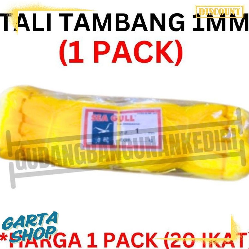 

[1 Pack] Tali Tambang 1Mm 1 Pack 20Pcs Ikat / Tali Tampar 1Mm / Tampar Plastik Buat Pasang Keramik / Benang Pondasi Rumah Seagull Sea Gull 20 Ikat 1 Pack 1Pack Flash Sale! Diskon Hingga 70%