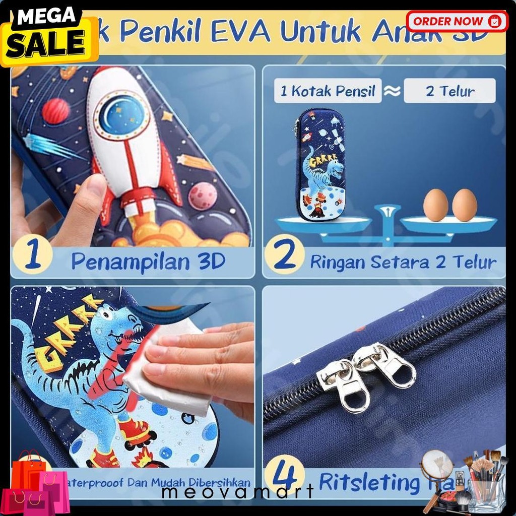 

Hoptech- Aimilo Tempat Pensil 3D Anak Kartun Stationery Kotak Pensil Alat Tulis Perlengkapan Sekolah Terlaris! Produk Ini Banyak Dicari