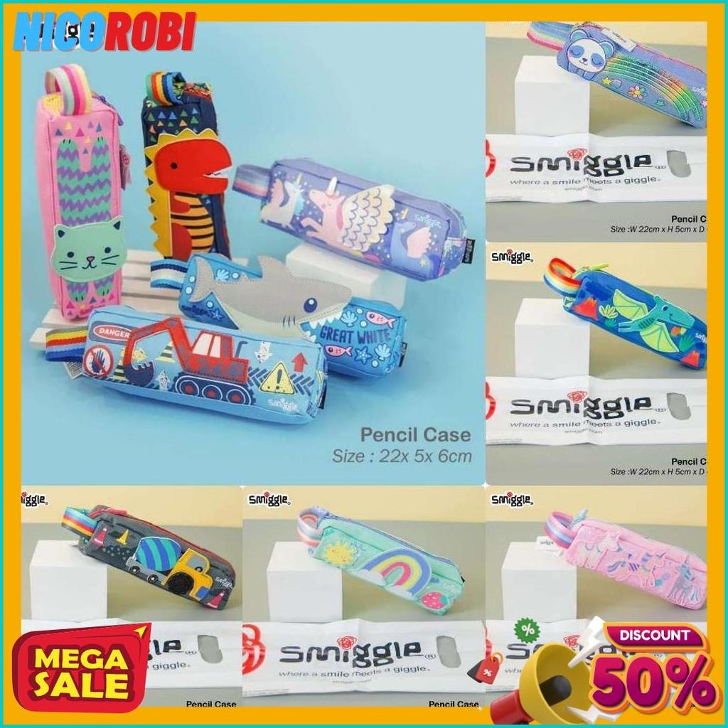 

Pencil Case Kotak Pensil Smiggle 1 Zipper Karakter Terlengkap Dan Termurah
