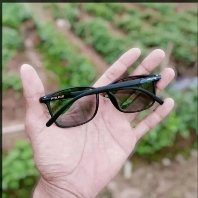 new  Kacamata Photocromic Lensa Antiradiasi Frame Police MADE IN ITALY kaca mata Minus Plus Progresi