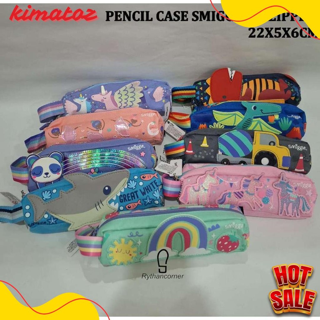 

Pencil Case Kotak Pensil Smiggle 1 Zipper Karakter Terlaris! Produk Ini Banyak Dicari