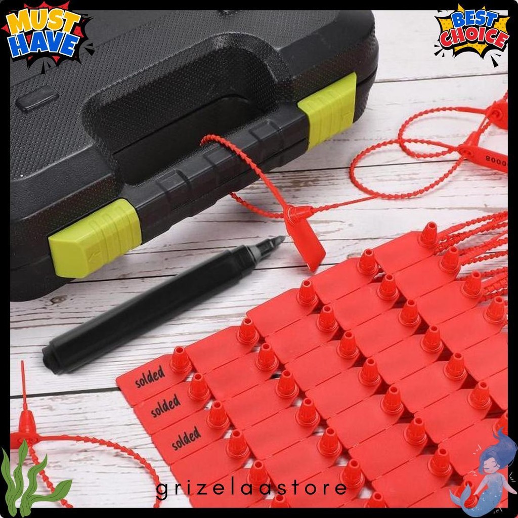 

100Pcs Security Seal 25Cm Segel Koper Segel Locis Security Seal Locis Satu Kunci Diskon Setengah Harga