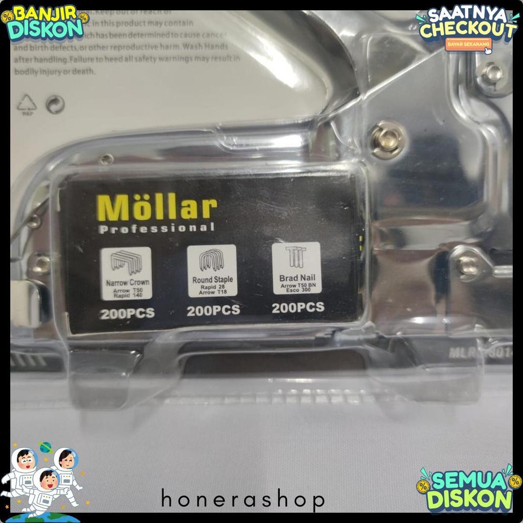 

Gun Tacker Alat Staples Dan Paku Tembak 3In1 / Staple Gun Mollar 4-14Mm / Stapler Tembak Manual Terlaris! Produk Ini Banyak Dicari