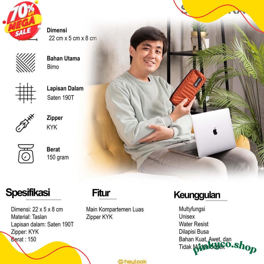 

Heylook Official - Tempat Pensil Nami Kotak Pensil Simple Pencil Case Kostak Anak Atk Sekolah Kuliah Kantor Kerja Diskon