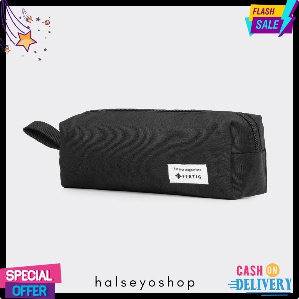

Fertig - Melbi Black - Pencil Case - Tempat Kotak Pensil - Cocok Untuk Perlengkapan Sekolah/Kantor Diskon Setengah Harga