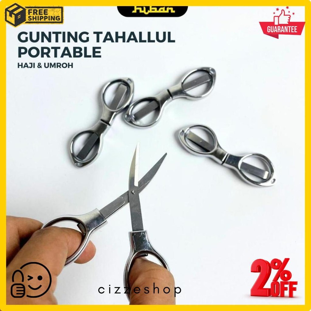 

Gunting Stainless Portable Perlengkapan Haji Dan Umroh Hiban Store Diskon Setengah Harga