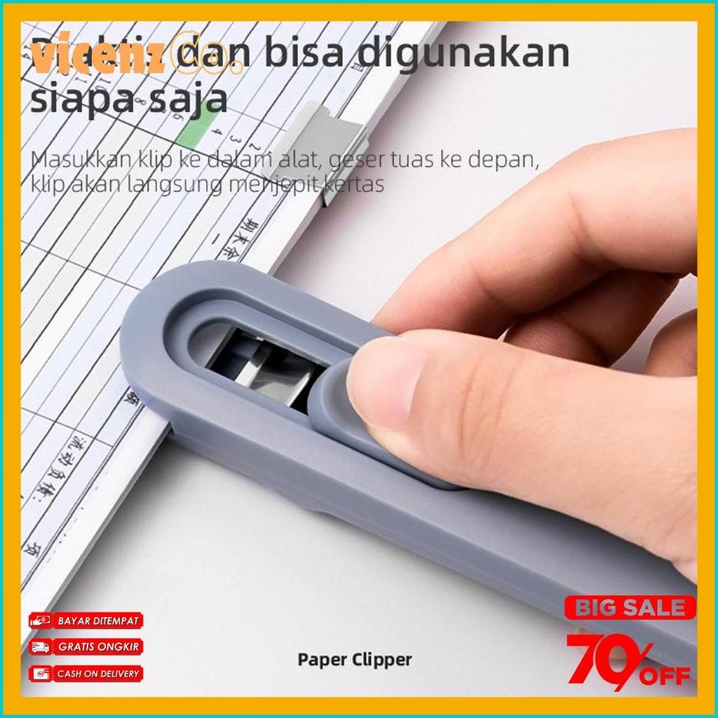 

Nusign Fastener / Binder Clip / Penjepit Kertas Otomatis Gratis 8 Buah Clip Ns085 Flash Sale! Diskon Hingga 70%