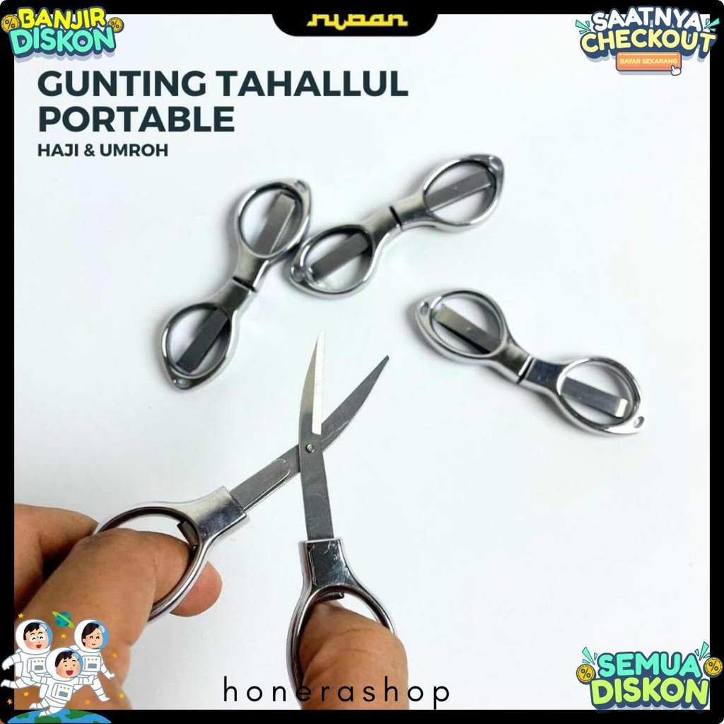 

Gunting Stainless Portable Perlengkapan Haji Dan Umroh Hiban Store Flash Sale! Diskon Hingga 70%