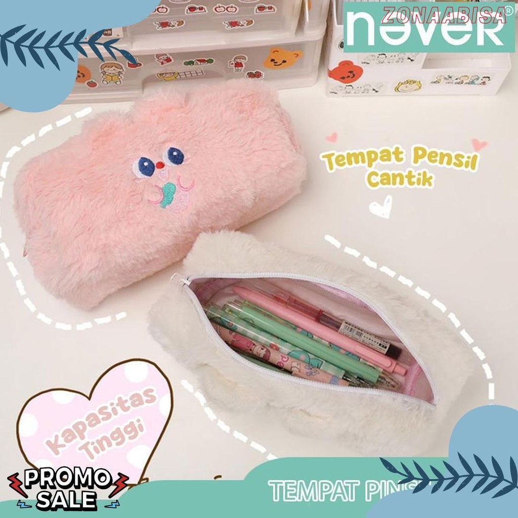 

Never Official- Tempat Pensil Bulu Soft Cute/ Tas Pensil Kosmetik/ Pouch Makeup Kecil Flash Sale! Diskon Hingga 70%
