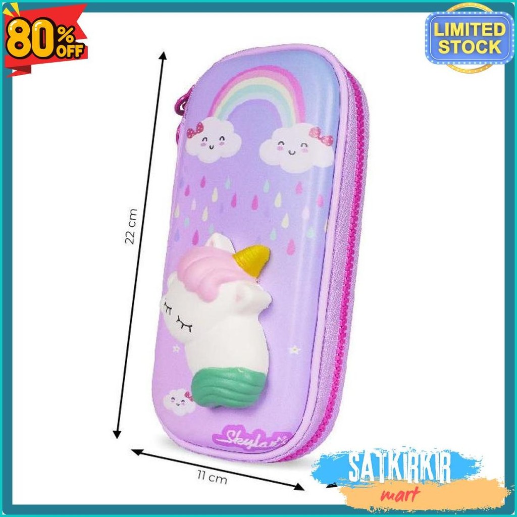 

Tempat Pensil 3D Squishy Anak Sekolah Bahan Eva Kotak Alat Tulis Timbul Hardcase Diskon