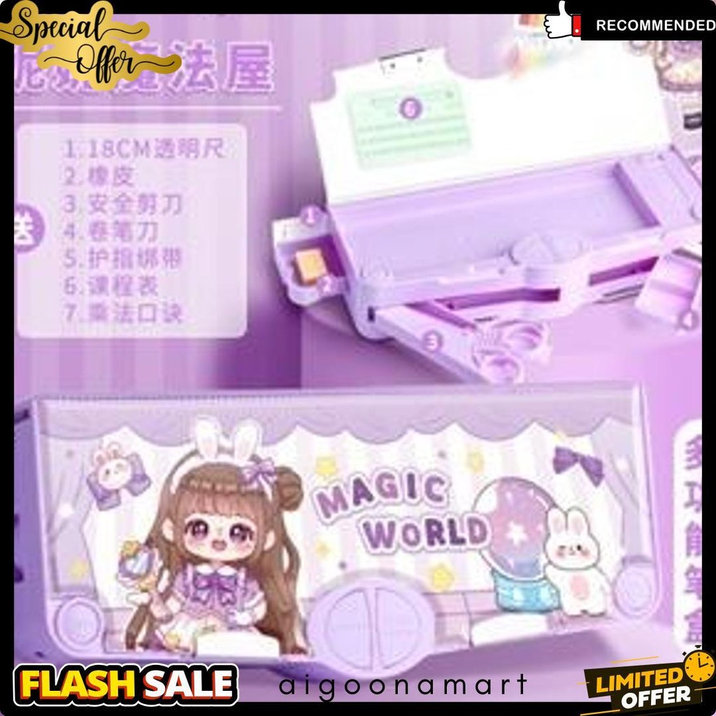 

Tempat Pensil Multifungsi Motif Unicorn / Dinosaurus / Astronot Untuk Anak Tk/Kotak Pensil Pola Kartun Lapisan Ganda Tunggal Dengan Rautan Kapasitas Flash Sale! Diskon Hingga 70%