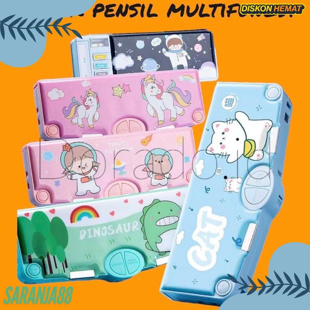 

Kotak Pensil Multifungsi Lengkap Peruncing Gunting Isolasi Penghapus Penggaris Flash Sale! Diskon Hingga 70%