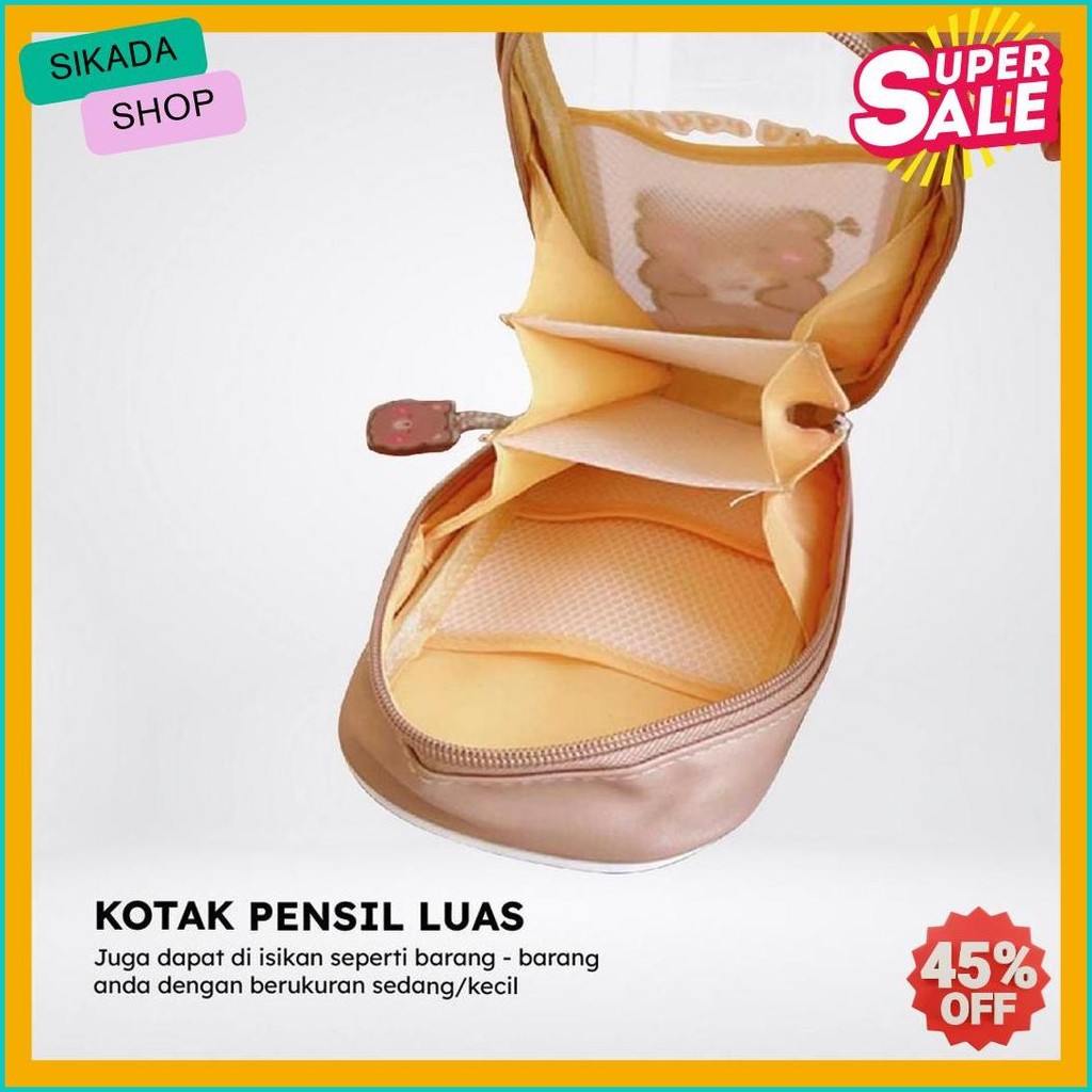 

Pencil Case Tempat Pensil Anak Transparan Motif Kartun Korean Style / Tempat Alat Tulis Perlengkapan Sekolah Multifungsi/TempatPulpen Bunda A61 Diskon