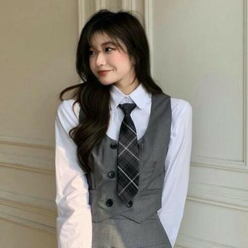Dasi Cewe Cosplay JK Dasi Seragam Korean Style Warna Pastel