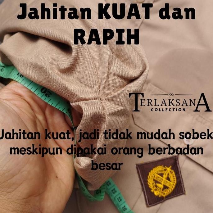 Baju Pramuka Jumbo SMP SMA Seragam Pramuka Twist Pendek
