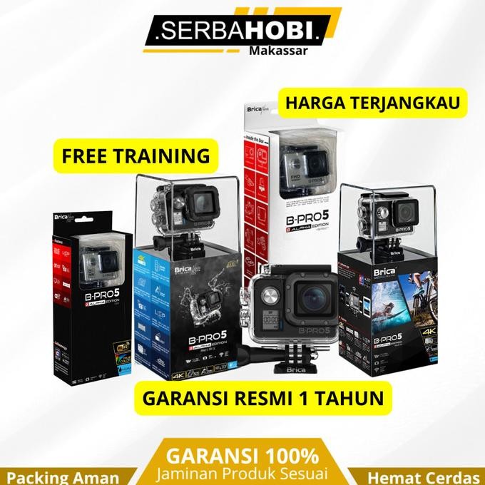 Ready stock] Action Camera / Action cam Brica / Action Camera Brica B Pro / Action Camera Bpro
