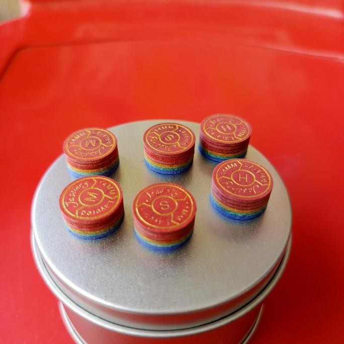 Terlaris Master Tip Mastertip Stick Stik Billiard Bilyard Biliard Kulit Layer Jasinry Rainbow Co