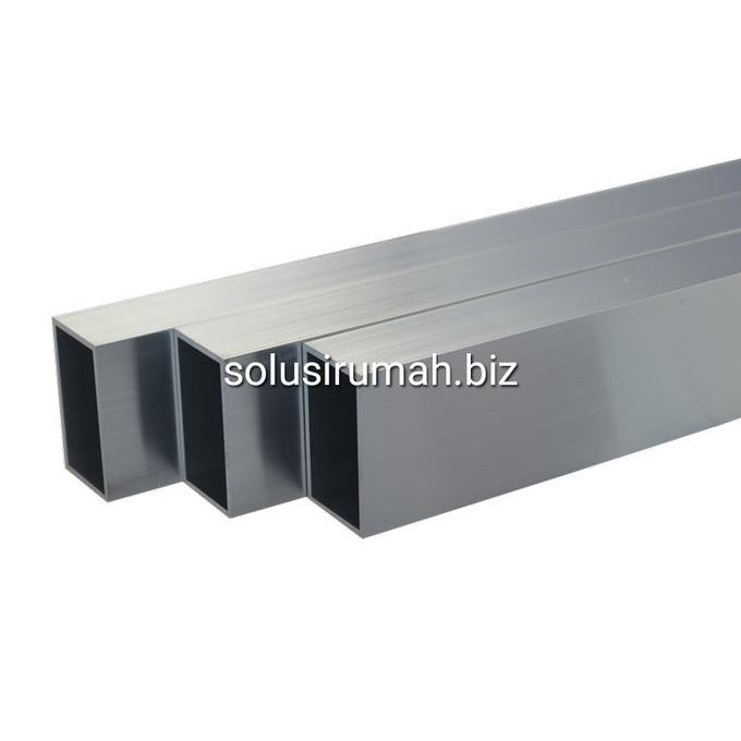 ] HOLLOW ALUMINIUM 23 X 34MM P 1M PIPA KOTAK panjang 1meter