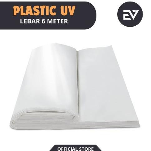 (Good) ELVERO STORE - Plastik UV Lebar 6 Meter 14% Tebal 200 Micron (Greenhouse)