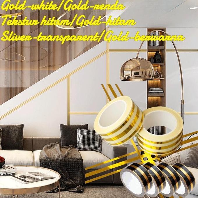 

Promo Vinnatsu-500CM Gold Selotip Masking Tape Gold Washi Tape Stiker Gold Selotip Masking Tape Gold Tape Stiker Gulungan Sticker Gold Emas Stiker Lantai Keramik Gulungan Stiker COD